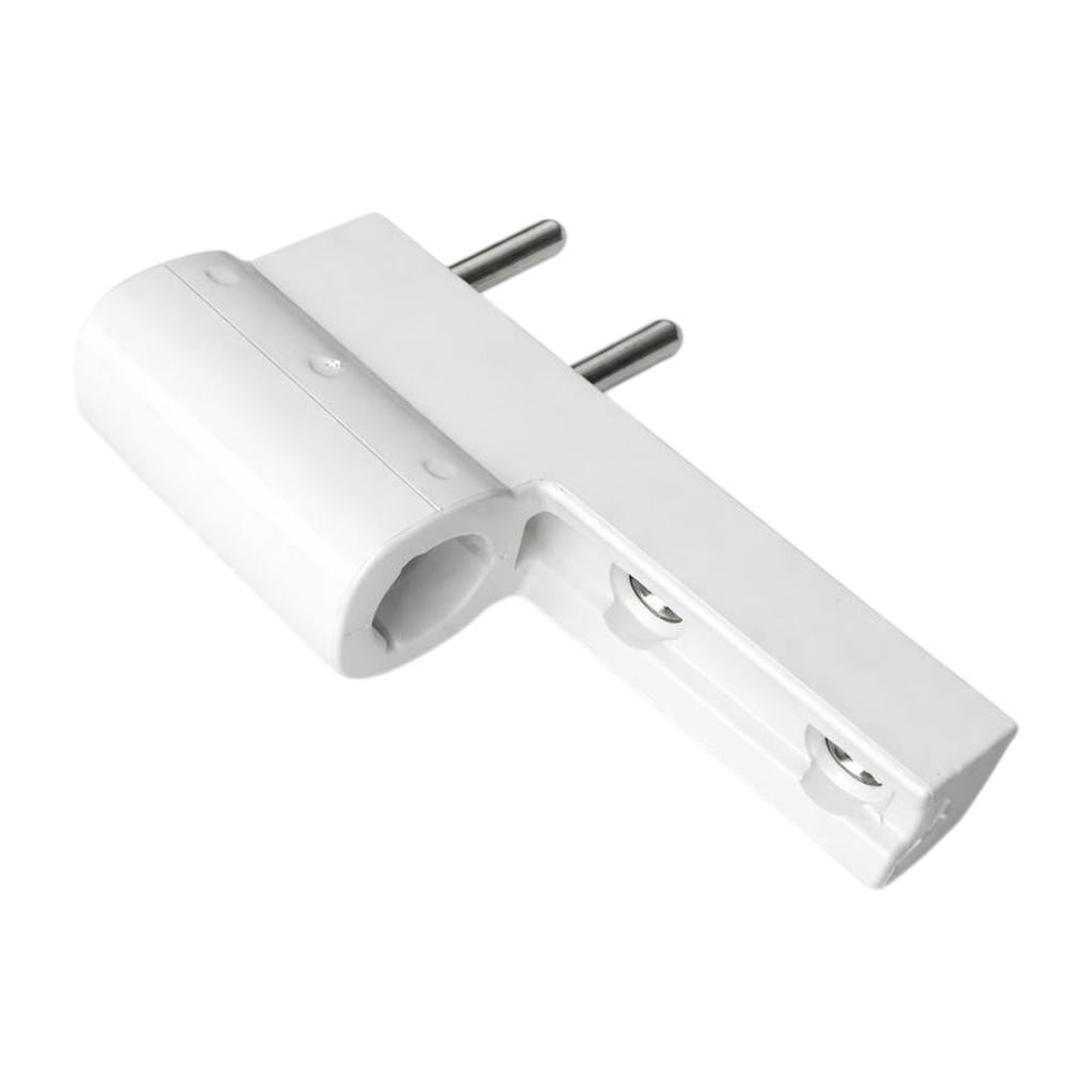 Петля REZE ALPHA XL дверная 90 мм (19-23 мм), RAL 9016 белый