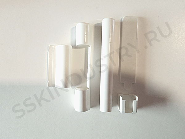 Декоративные накладки REZE, RAL 9016 белый (5 штук комплект)