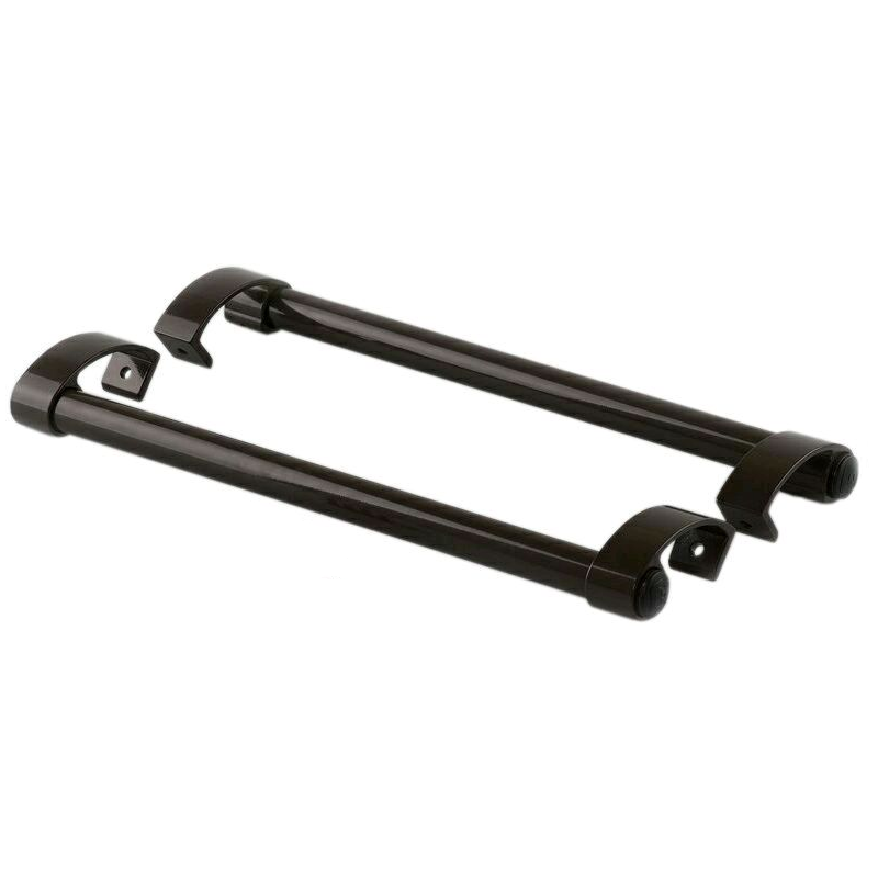 Ручка прямая офисная NOVOLINE 30/500 мм RAL 9005 чёрная (10 шт)