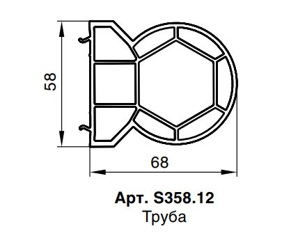 Труба с адаптером RED MAX 58 серия шт=6,5м Труба с адаптером RED MAX 58 серия шт=6,5м