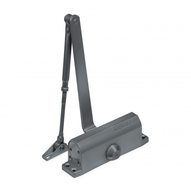 Доводчик NOTEDO DC-080, EN3/4/5, 120 кг, 1250 мм, RAL 7016 антрацит