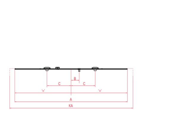 Запор REZE средний и горизонтальный DSP 2, T1, 1000-1200 мм Запор REZE средний и горизонтальный DSP 2, T1, 1000-1200 мм